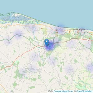 Big Skies Estates Limited - Holt listings heatmap