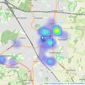 Bishop Estate Agents - Orpington listings heatmap