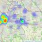 Black + Blanc - Covering South East London listings heatmap