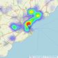 Black Grace Cowley - Isle of Man listings heatmap