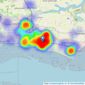 Blackshaw Homes - Southend listings heatmap