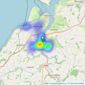 BLaK  Property - Bideford listings heatmap