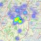 Bloore King & Kavanagh - Halesowen listings heatmap