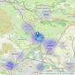 Blue Residential - Guiseley listings heatmap