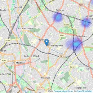 Bluestone Properties - London listings heatmap