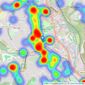 Blundells - Hillsborough listings heatmap