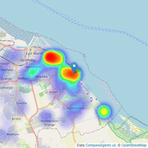 BMH - Cleethorpes listings heatmap