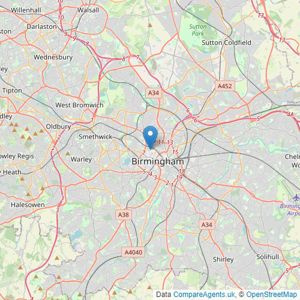 Bnook Property (UK) Limited - Birmingham listings heatmap