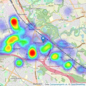 Bolton Properties - Bolton listings heatmap