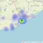 Bonds Of Essex - Clacton-on-Sea listings heatmap