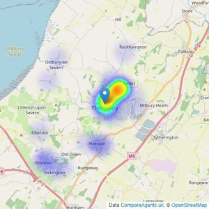 Bonds Of Thornbury - Thornbury listings heatmap