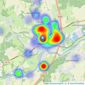 Bonners & Babingtons - Marlow listings heatmap