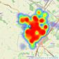 Boothroyd & Company - Kenilworth listings heatmap