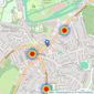 Bourne Estate Agents - Esher listings heatmap