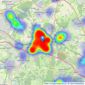 Bovingdons - Beaconsfield listings heatmap