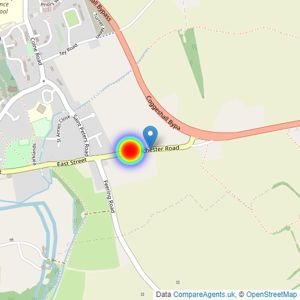 Bovis Homes Eastern listings heatmap