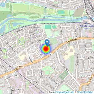 Bovis Homes South East Midlands listings heatmap