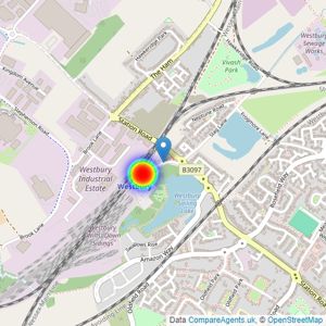 Bovis Homes Western listings heatmap