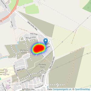 Bovis Thames Valley listings heatmap