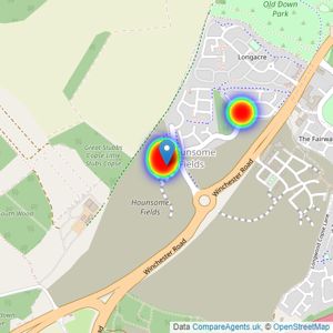 Bovis Thames Valley listings heatmap