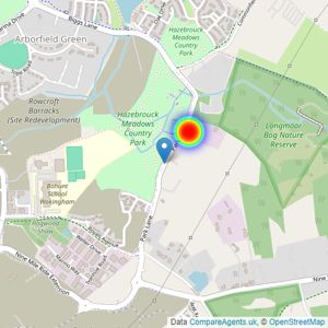 Bovis Thames Valley listings heatmap