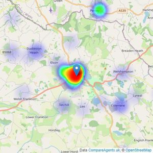 Bowen - Ellesmere listings heatmap