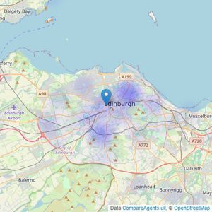 Boyd Property - Edinburgh listings heatmap