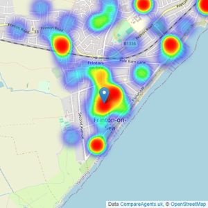 Boydens - Frinton-on-Sea listings heatmap