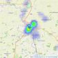 Boydens - Sudbury listings heatmap