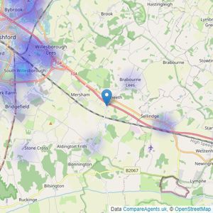 Bradley Bishop Ltd - Ashford listings heatmap