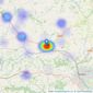 Bradleys - Crediton listings heatmap