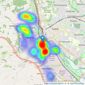 Bradleys - Exeter (St Thomas) listings heatmap