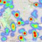 Bradleys - Plymouth Mannamead Road listings heatmap