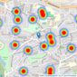 Bradleys - Plymstock listings heatmap