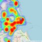 Brannen & Partners - Tynemouth listings heatmap