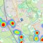 Breckon & Breckon - Oxford listings heatmap