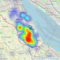 Brennan Ayre O'Neill - Bromborough listings heatmap