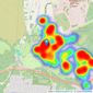 Brewer & Brewer - Ferndown listings heatmap