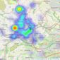 Bridgfords - Halifax listings heatmap