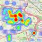 Bridgfords - Walkden listings heatmap