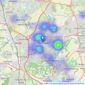 Bridgfords - Washington listings heatmap