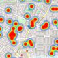 Bridgfords - Withington listings heatmap