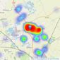 Briggs Residential - Market Deeping listings heatmap