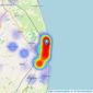 Bright and Bright - Deal listings heatmap