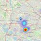 Bright Sun Estate Agent - Hounslow listings heatmap