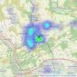 Brinsons - Caerphilly listings heatmap