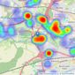 Briscombe - Worsley listings heatmap