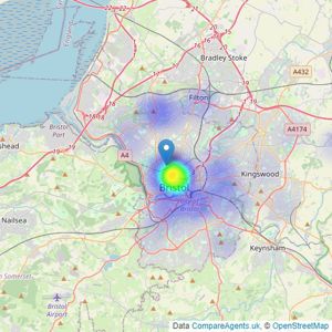 Bristol Property Centre - Bristol listings heatmap