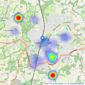 Brock Taylor - Haywards Heath listings heatmap