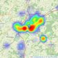 Brock Taylor - Horsham listings heatmap